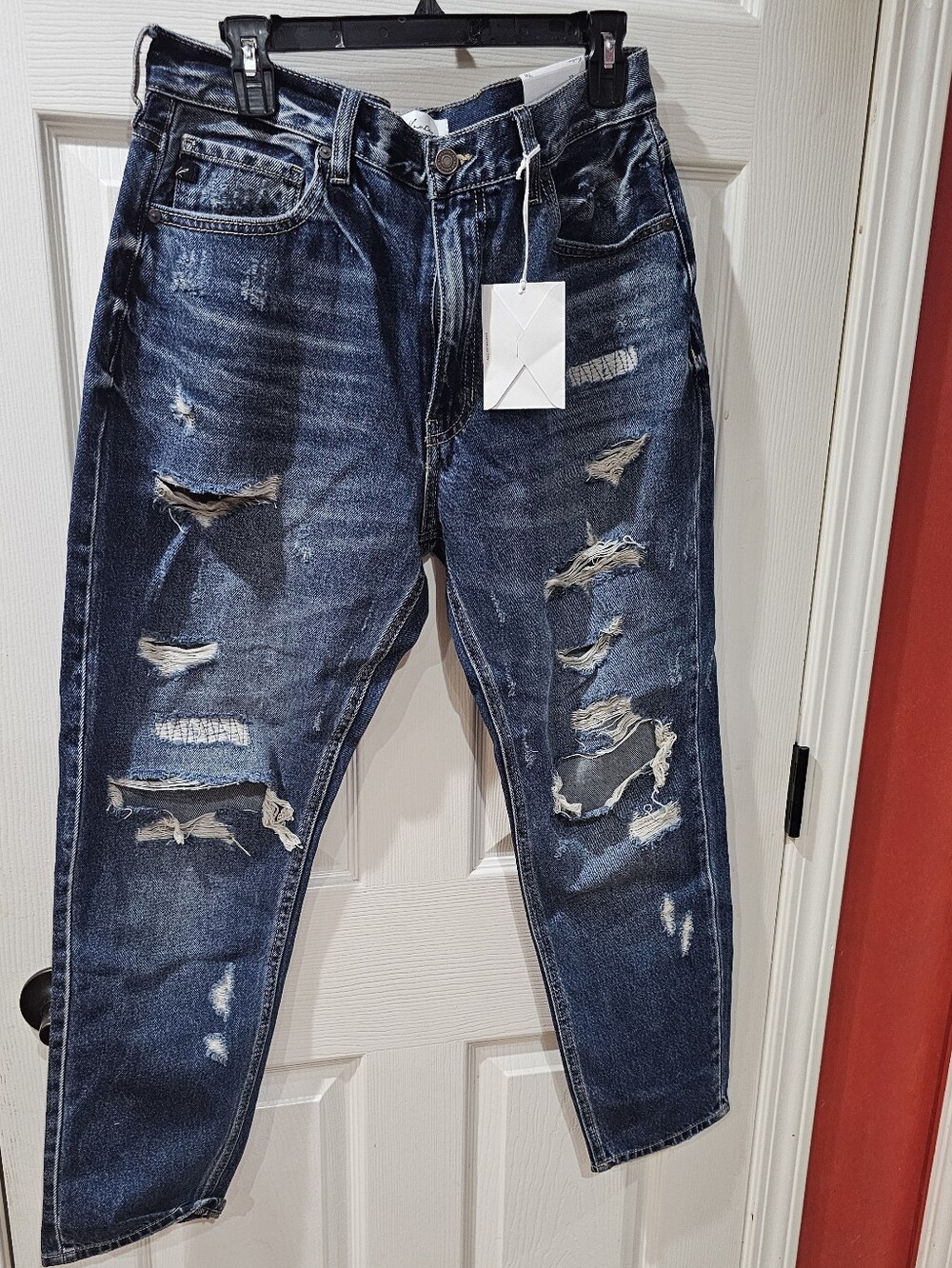 Nwt Kancan Mom Jeans.  Size 13/30